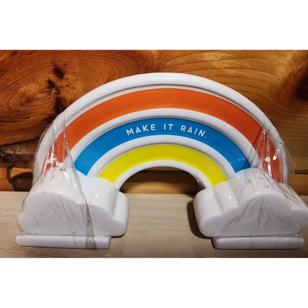Rainbow Stand Cloud Salt And Pepper Shakers Make It Rain Easy,Tiger